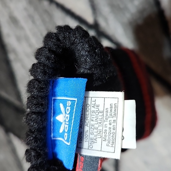 ADIDAS 2014 NEBRASKA HUSKERS CONVERTIBLE STRIPED KNIT MITTENS GLOVES - Picture 7 of 9